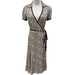 Y2k BCBGMaxAzria Wrap Midi Dress